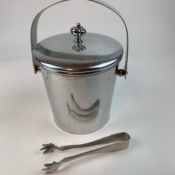 Henry & Miller Kraftware Vintage Ice Bucket and Tongs - Picture 2 of 11
